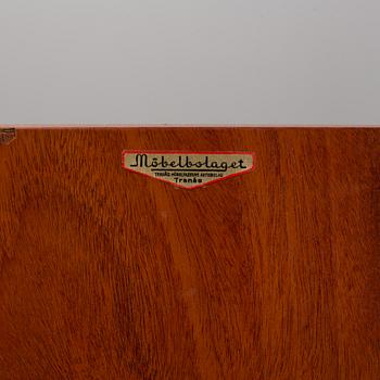 A 1940's Swedish Modern mahogany cabinet from Möbelbolaget.