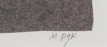 Madeleine Pyk, "Tusen dagar och en dröm", mapp med fyra färglitografier samt bok.