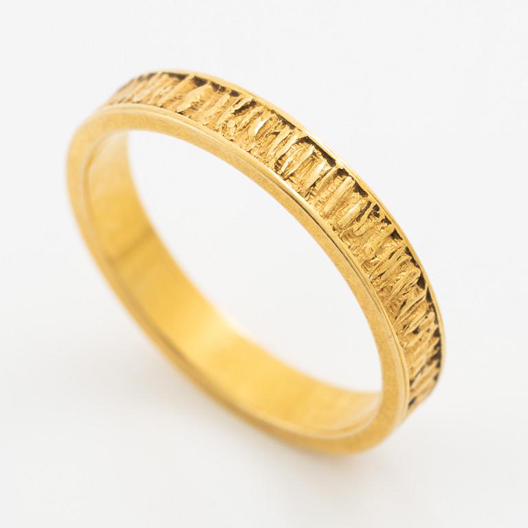 Lapponia, ring, 18K guld, Finland 1977.