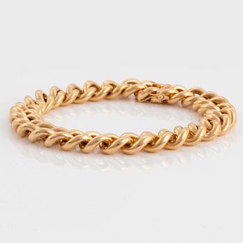 Pansarlänk armband 18K guld.