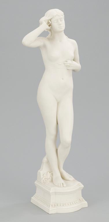 FIGURIN, parian. "Snödroppen", Per Hasselberg, Gustavsberg.