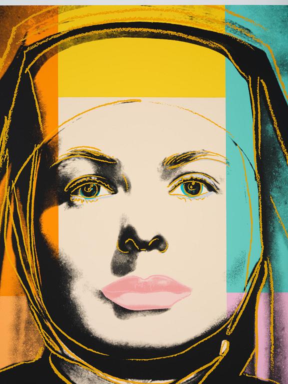 Andy Warhol, "The Nun", ur: "Three portraits of Ingrid Bergman".
