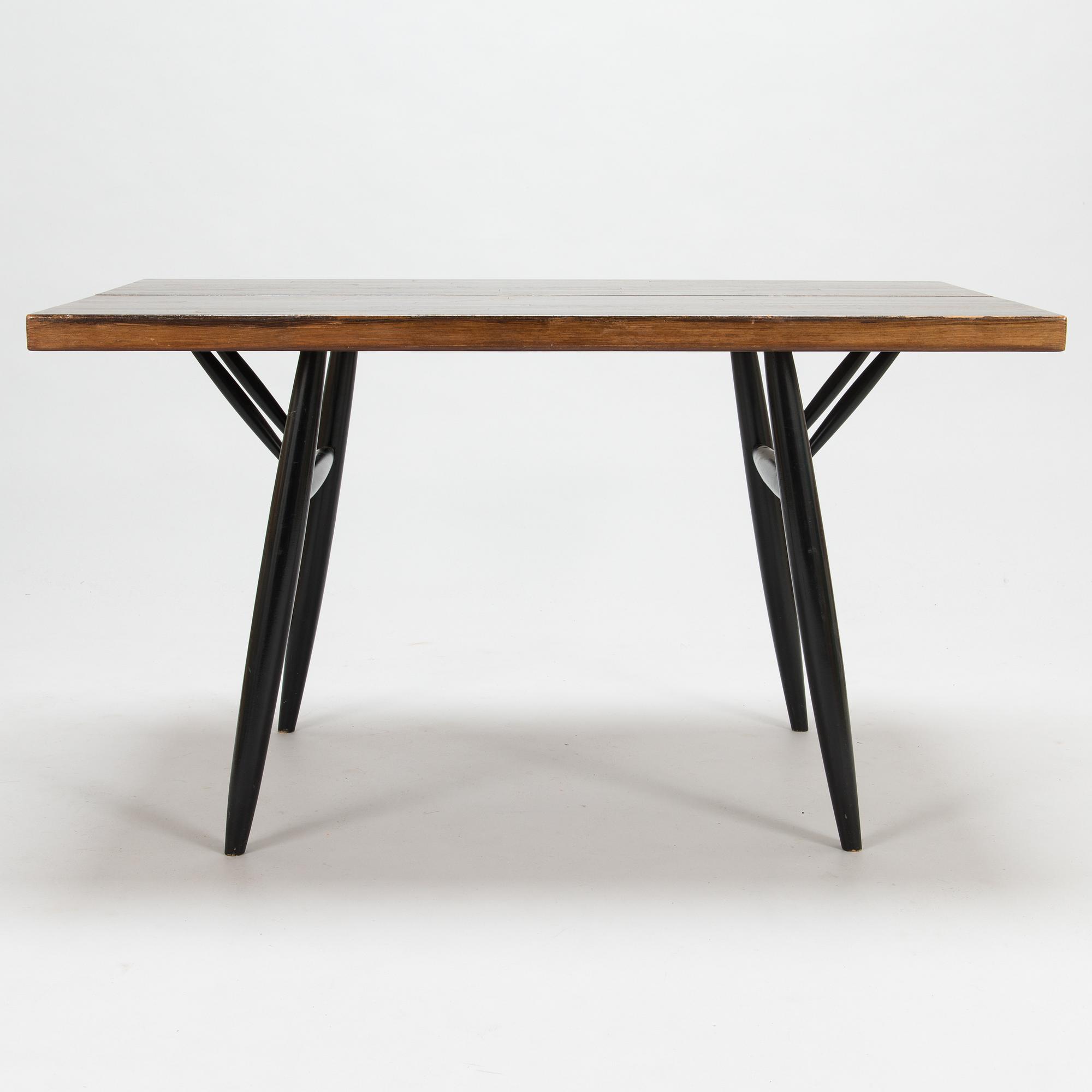 Ilmari Tapiovaara, 1960's 'Pirkka' dining table and benches for Laukaan Puu.