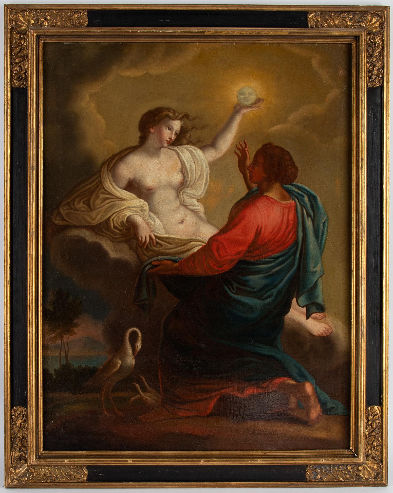 Pompeo Girolamo Batoni, hans krets, olja på duk.