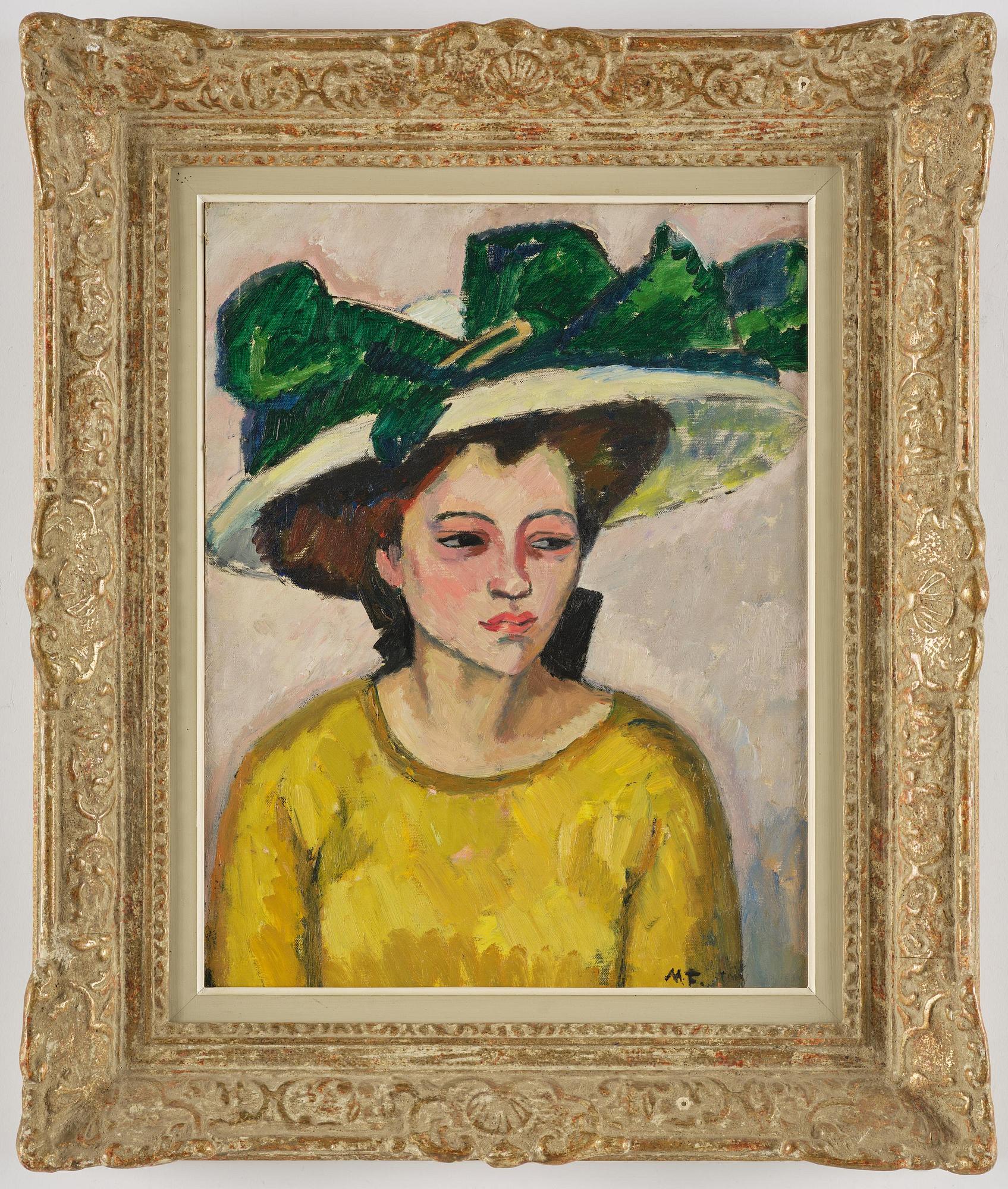 Mollie Faustman, The Green Hat.