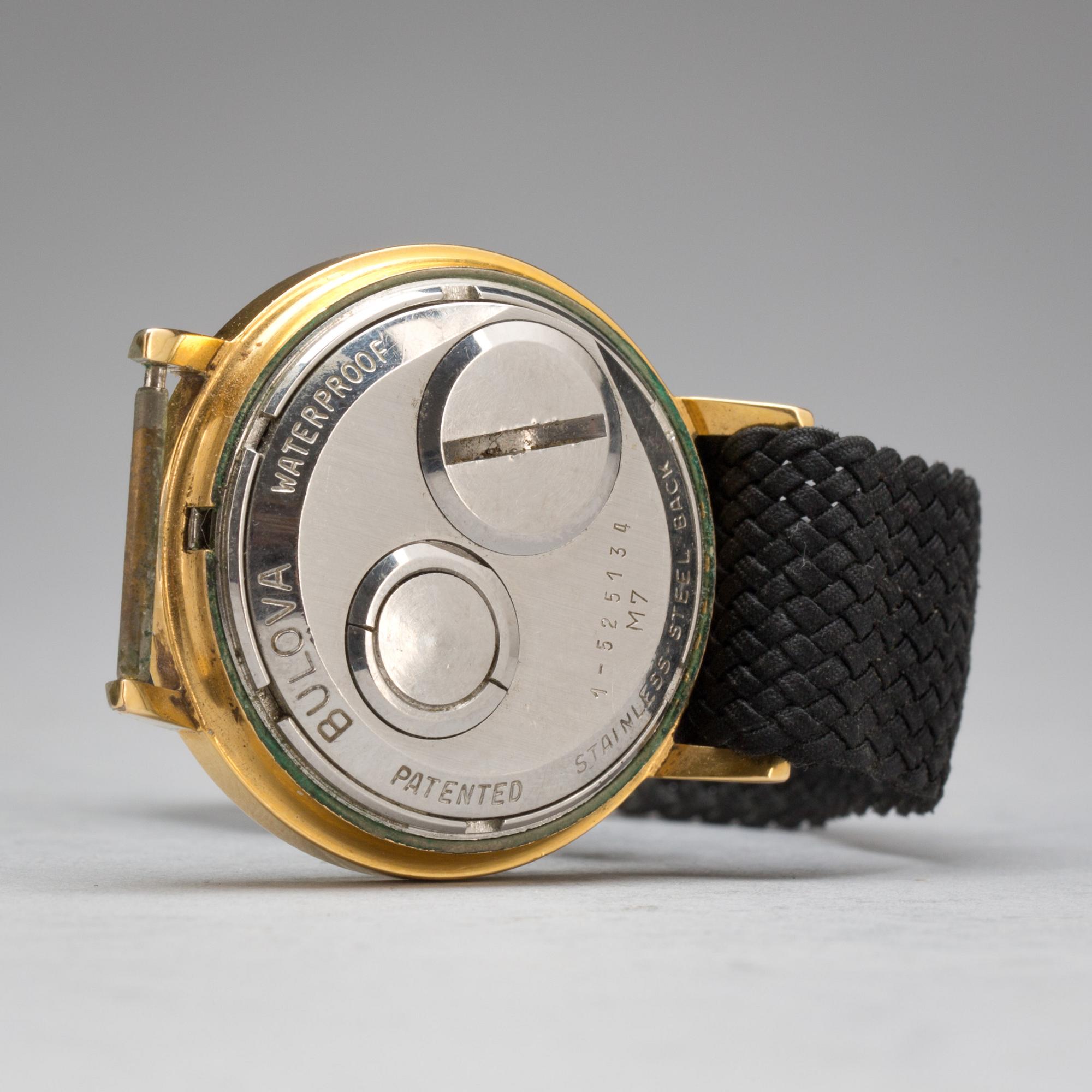 HERRARMBANDSUR.  Accutron "Spaceview", Bulova. 1960-talets mitt.