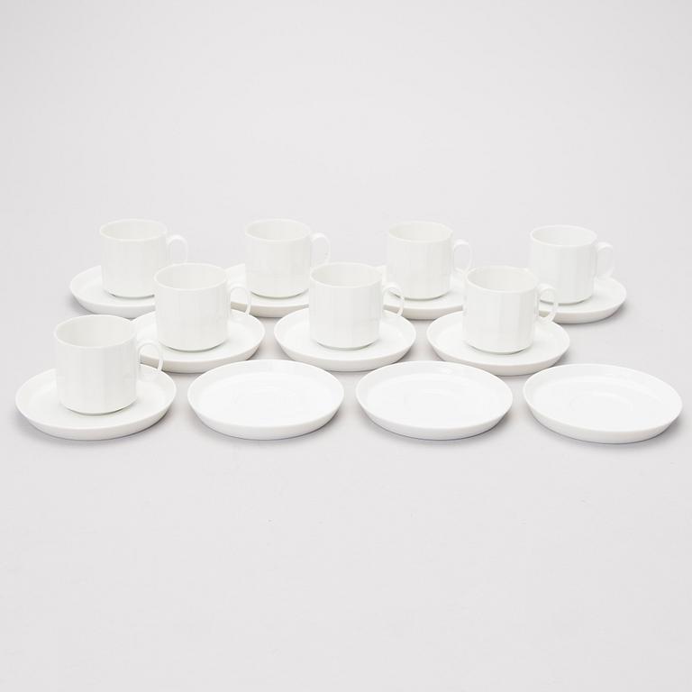 A 53 piece "Winterreise" & "Polygon"  dinner/coffee set by Rut Bryk and Tapio Wirkkala for Rosenthal. Late 20th century.