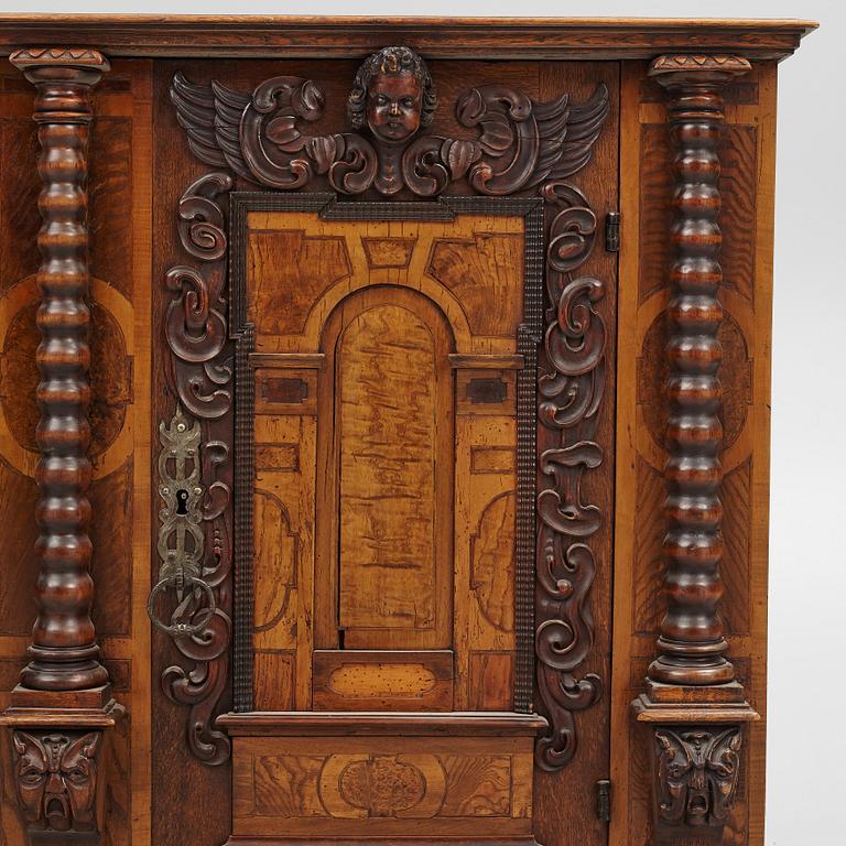 A Baroque style cabinet, 19th Century.