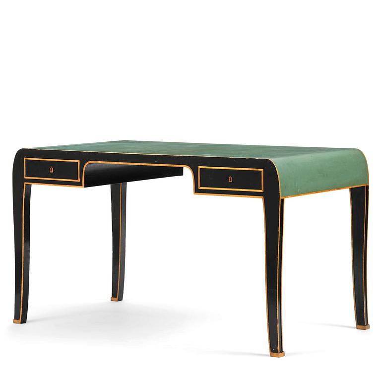 Carl Hörvik, a Swedish Grace desk, Nordiska Kompaniet, for Les Arts Décoratifs Suédois, Paris, 1928.