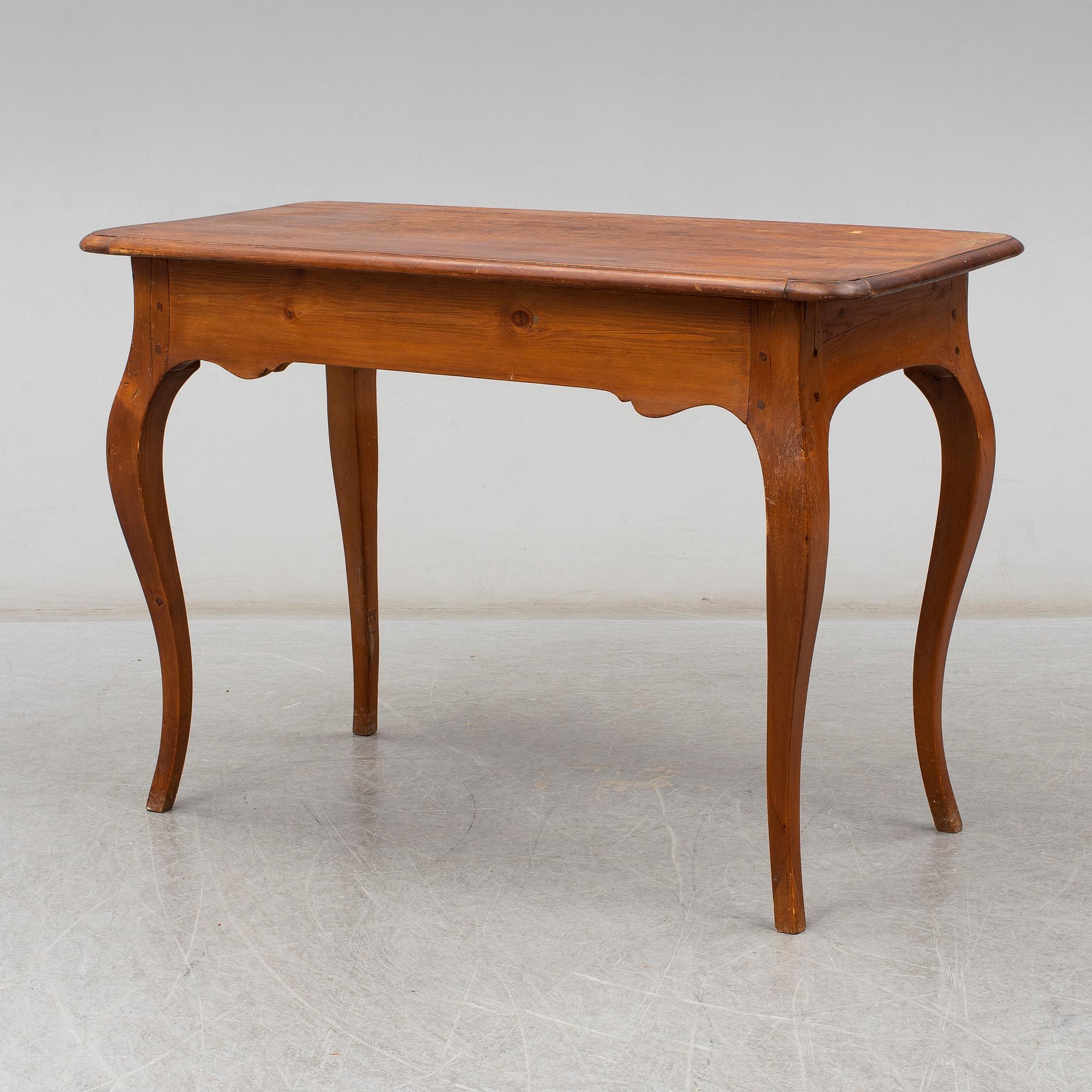 BORD, svensk rokoko, 1700-talets andra hälft.