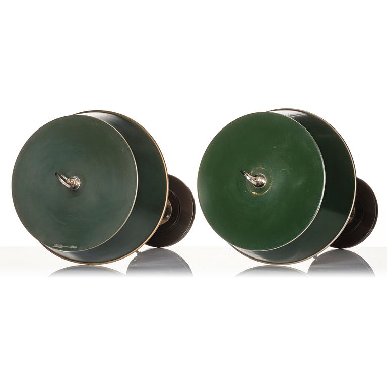 Erik Tidstrand, a pair of table lamps, model "27524", Nordiska Kompaniet, 1920-30s.