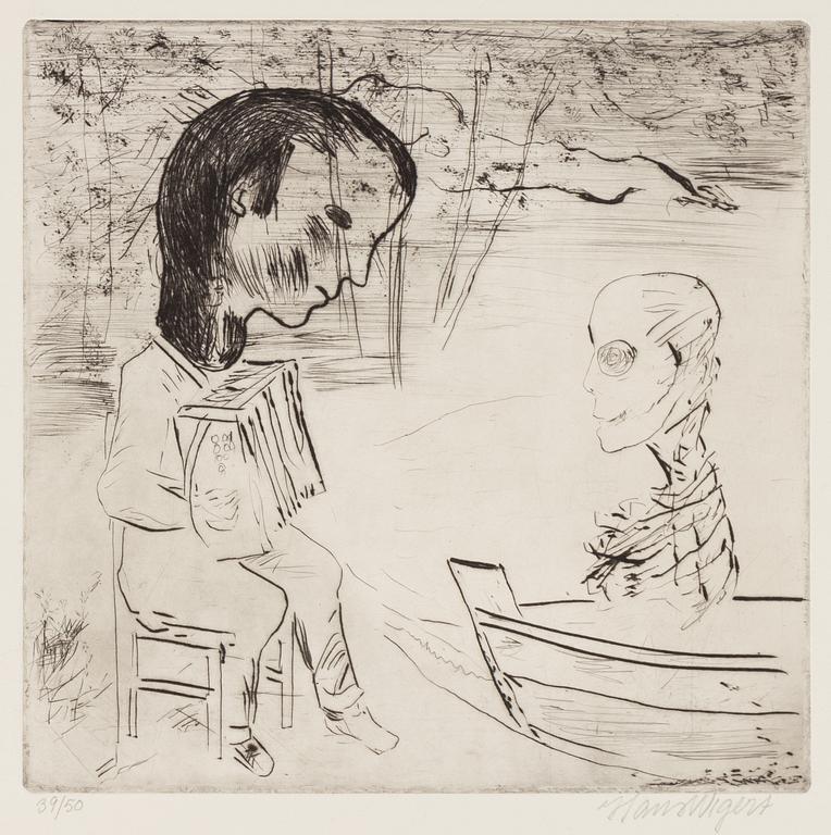 Hans Wigert, Dragspelare.