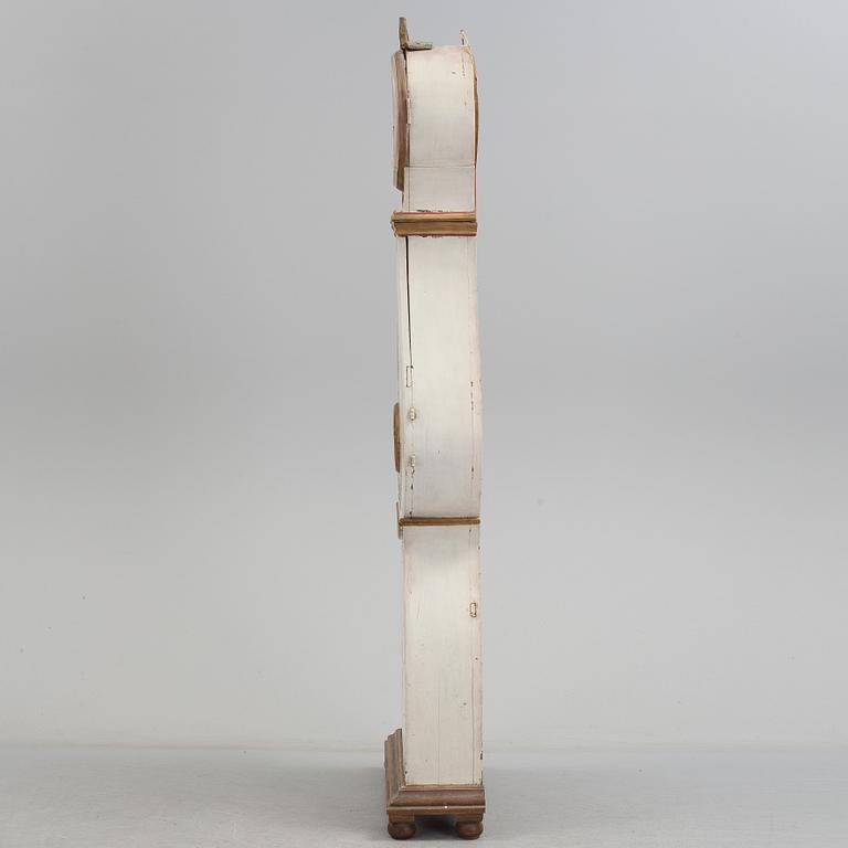 A 19th century longcase clock.