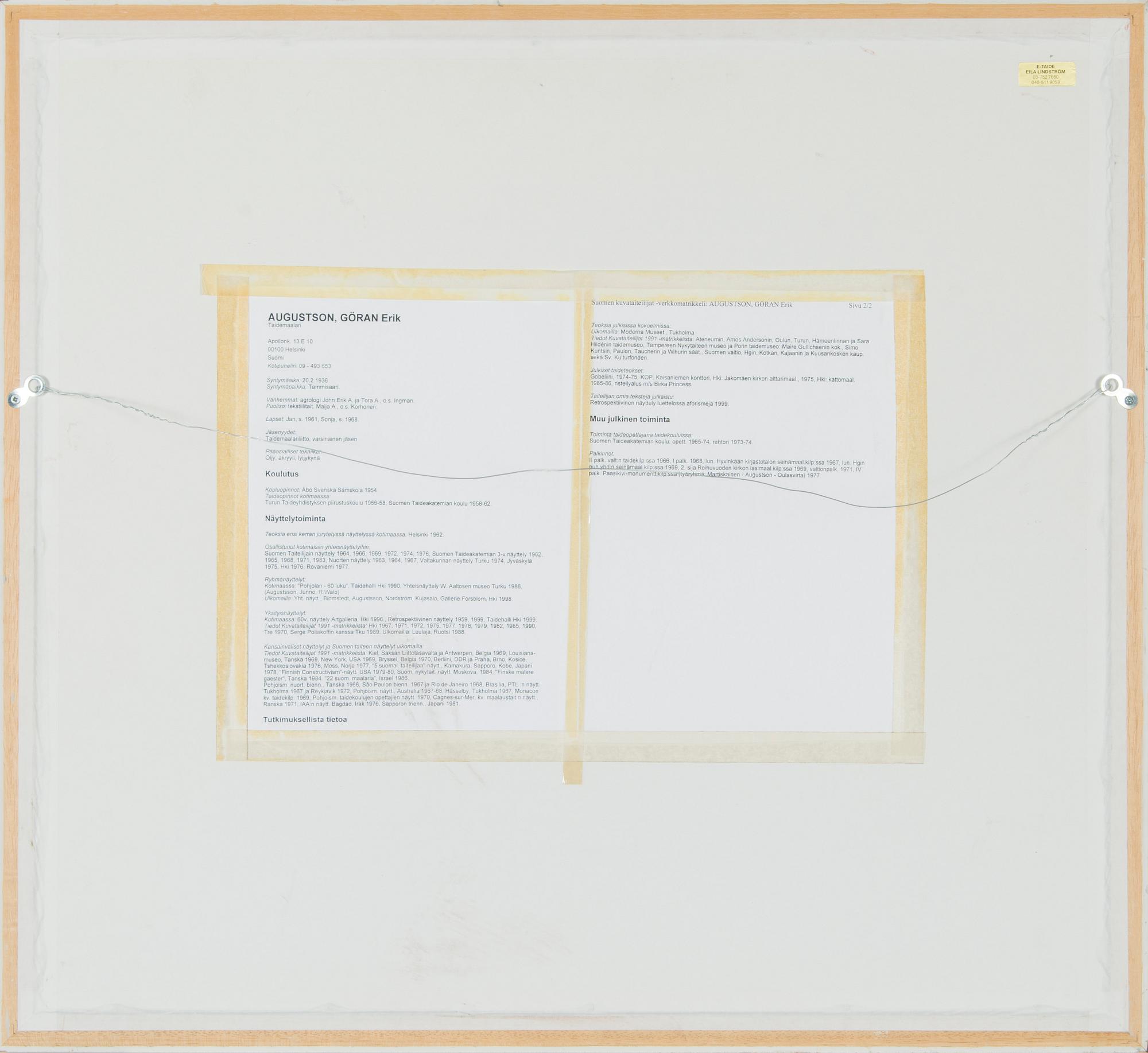 Göran Augustson, "Dolendo".