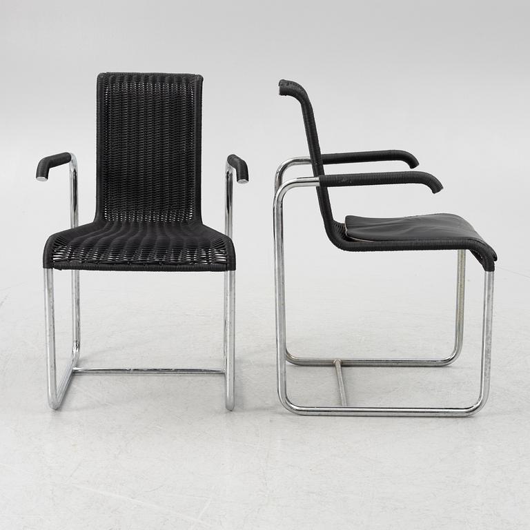 Karmstolar, 4 st, 1900-talets andra hälft.