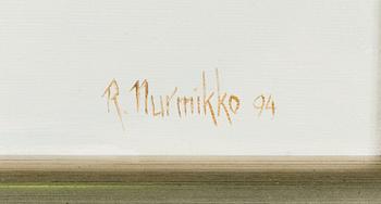 Reima Nurmikko, öljy kankaalle, signeerattu ja päivätty -94.