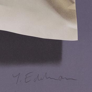 Yrjö Edelmann, lithograph in colours, signed 171/175.