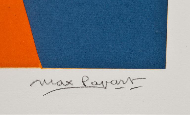 MAX PAPART, akvatintetsning, signerad och numrerad 1/60.
