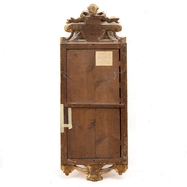 Spegel, Stockholmsarbete, sent 1700-tal, Gustaviansk.