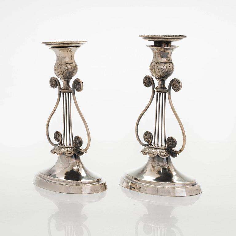 Jacob Herman Lundström, kynttilänjalkapari, Kuopio 1824.