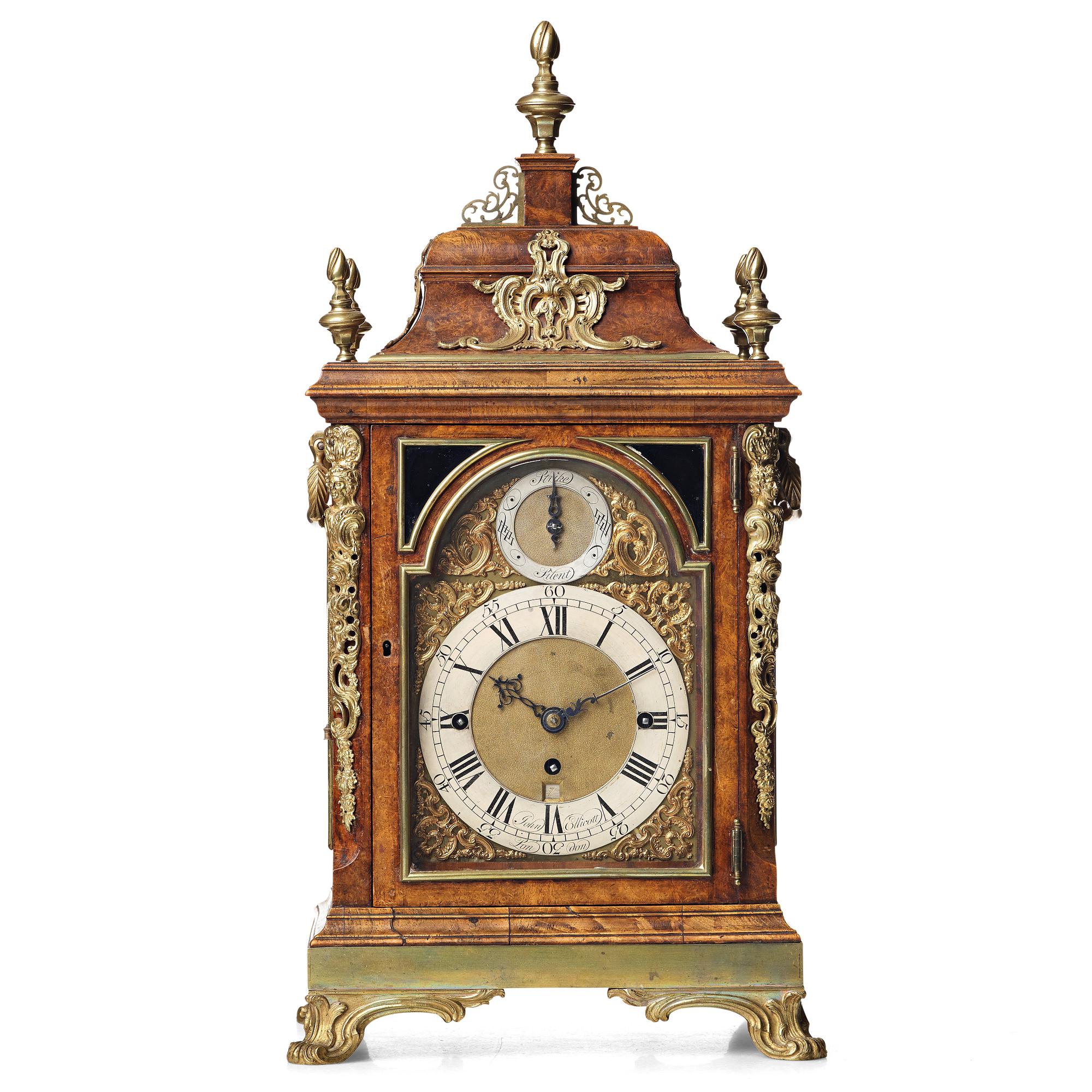 A John Ellicott (1706-1772) musical table clock, London, mid 18th century.