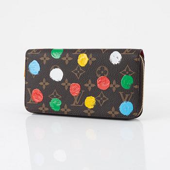 Louis Vuitton X Yayoi Kusama, wallet, "Zippy Wallet". 2023.