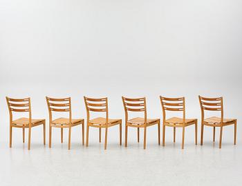 Sørens Flenstedt, stolar 6 st, Sibast, Danmark, 1960-tal.