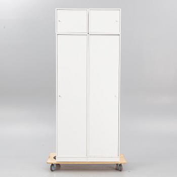 Peter J. Lassen, a pair of wardrobes with top cabinets, Montana, Denmark.