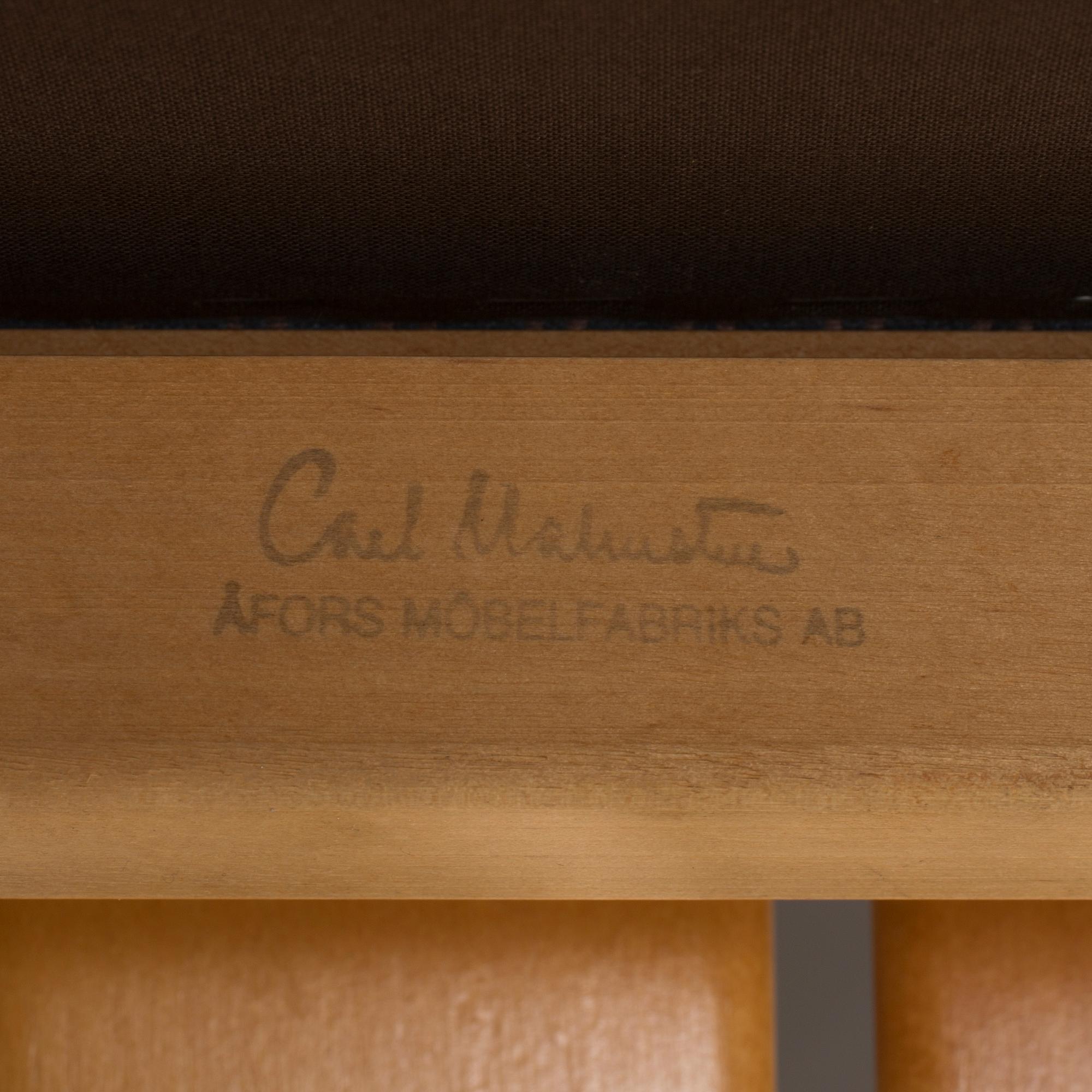 MATGRUPP, 11 delar, "Ambassadör", Carl Malmsten, Åfors Möbelsnickeri.