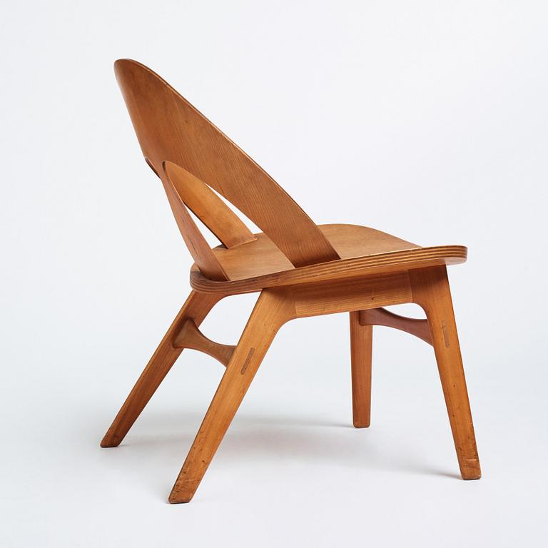 Børge Mogensen, a cherry chair, executed by cabinetmaker  Erhard Rasmussen, Denmark ca 1949.