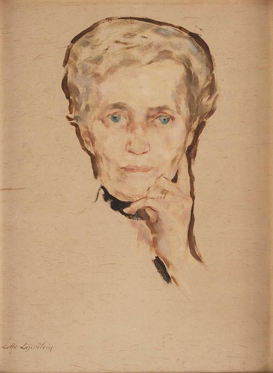Lotte Laserstein, Portrait of Ada Juhlin-Dannfelt née Liljebjörn (1855 - 1938).