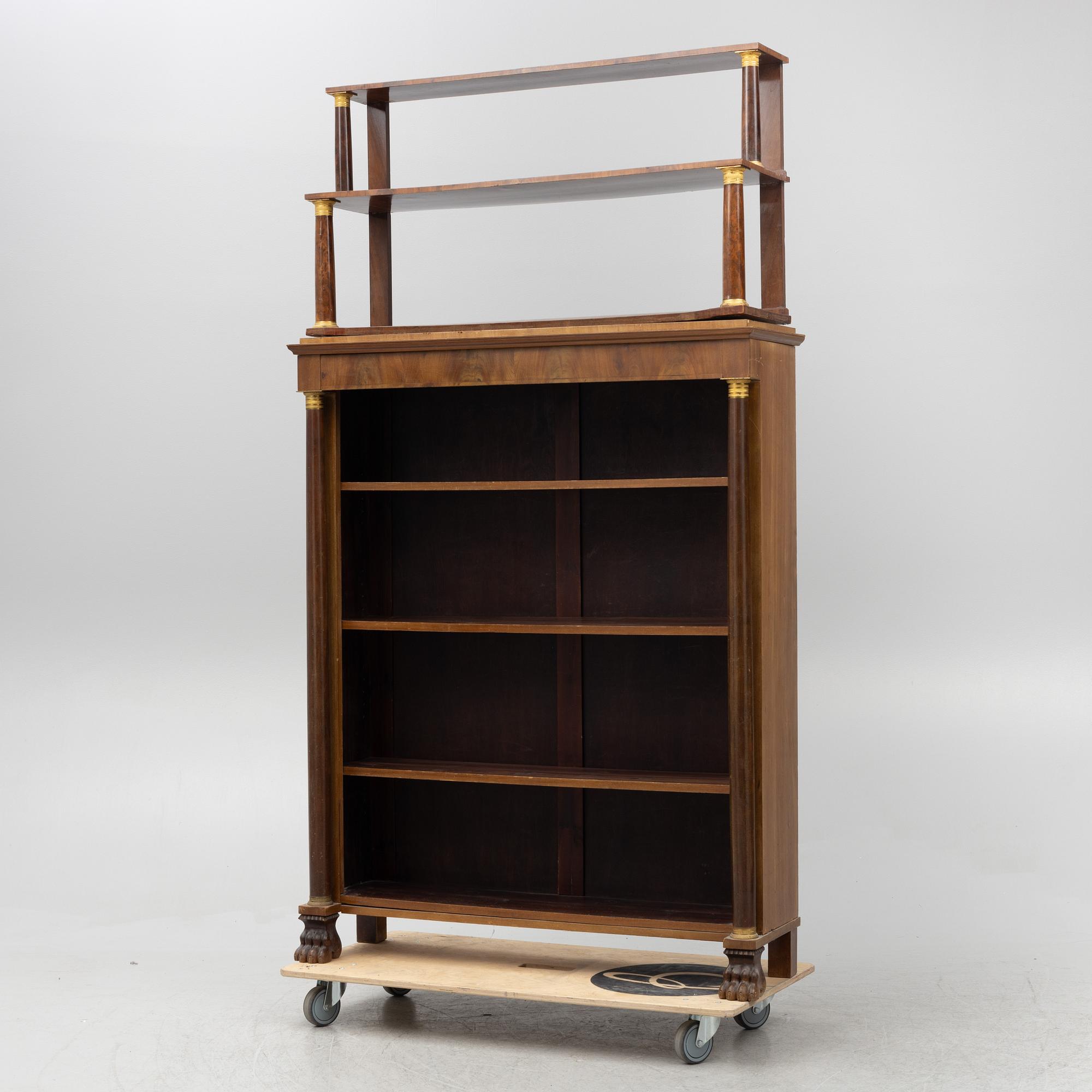 Bookcase, Empire style, early 20th Century.