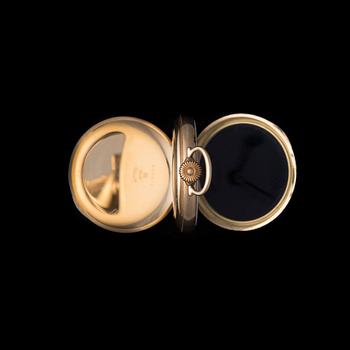 FICKUR, E. Howard, 18K guld, Keystone, 1900-talets början, 0-Series. Vikt tot. 94,4 g.