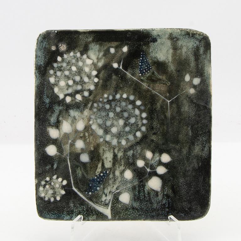 Sylvia Leuchovius, väggplakett, Rörstrand, 1900-talets andra hälft.