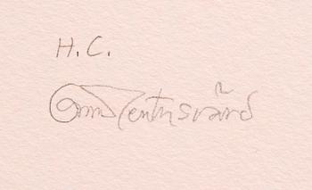 Oscar Reutersvärd, four color lithographs, signed 37/120, 46/120, 47/120 and HC.