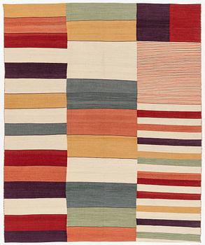 Rug, Kelim, modern design, approx. 290 x 230 cm.