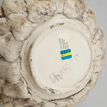 ANITA HELLGREN, skulptur, stengods, signerad.