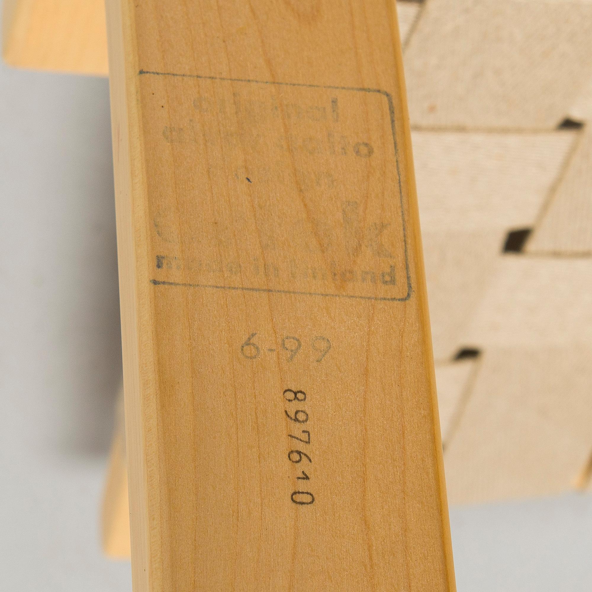 Alvar Aalto, nojatuolipari malli 406 Artek 1900-luvun loppu.