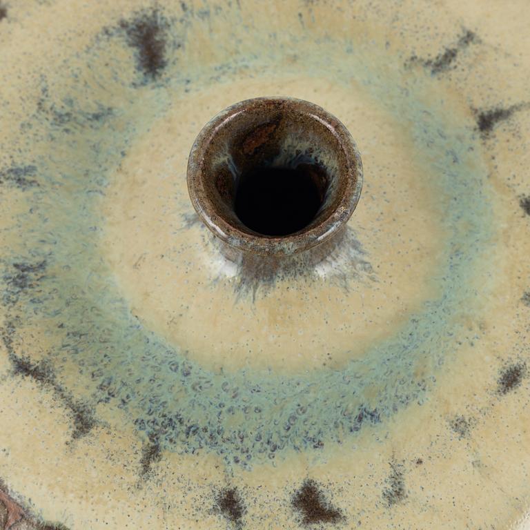 A Japanese earthenware vase,  20th century.