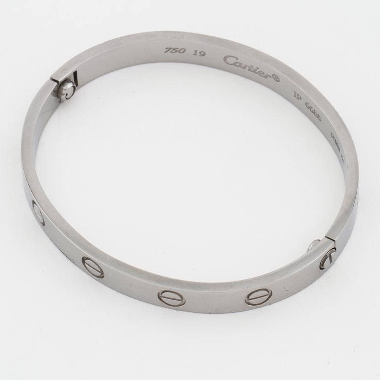 A Cartier "Love" bracelet.