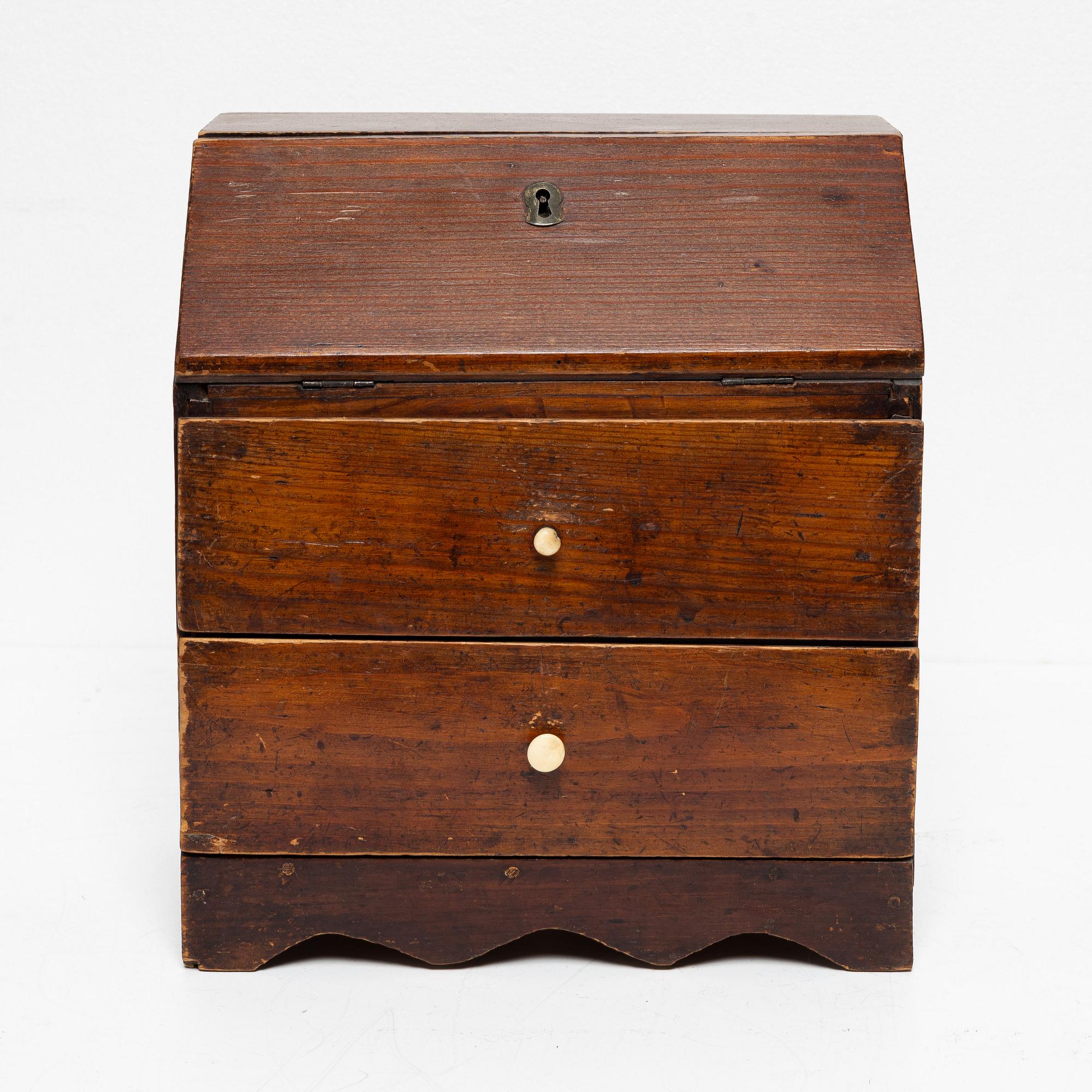Miniature secretary, Around the year 1900.