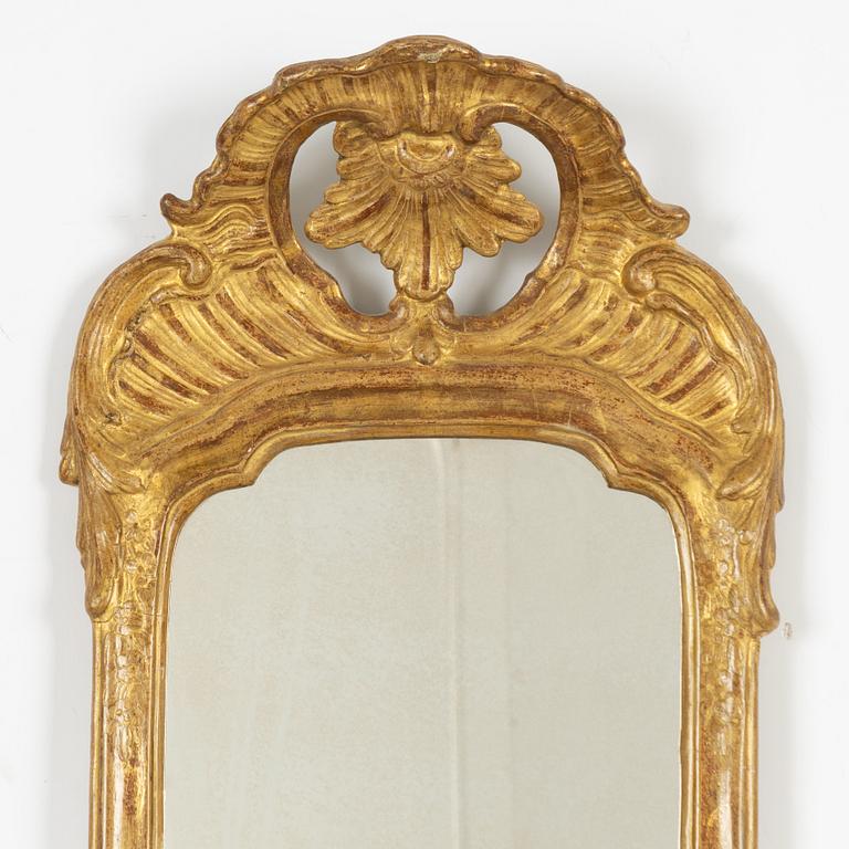 Mirror, Rococo, mid-18th century.