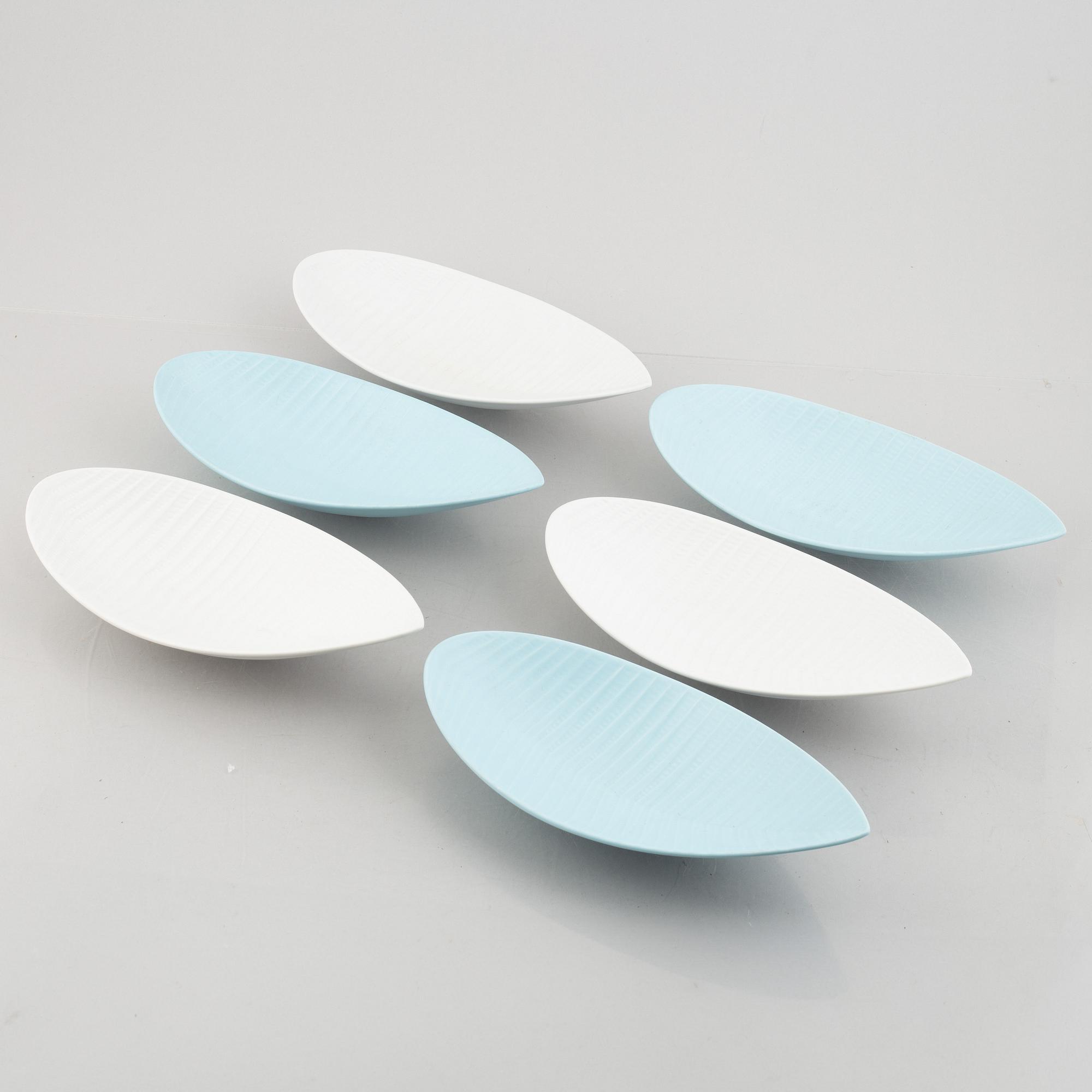 Stig Lindberg, skålar, 6 st, "Reptil", Gustavsberg, 1953-63.