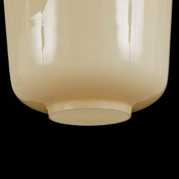 TAKLAMPA, glas, Pukeberg, 1930/40-tal. Höjd ca 85 cm.