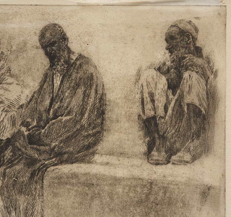 Erich Wolfsfeld, Tre stycken etsningar.