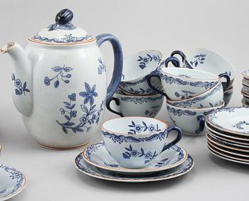 KAFFE- och TESERVIS, 39 delar, porslin, Ostindia, Rörstrand, 1900-tal.