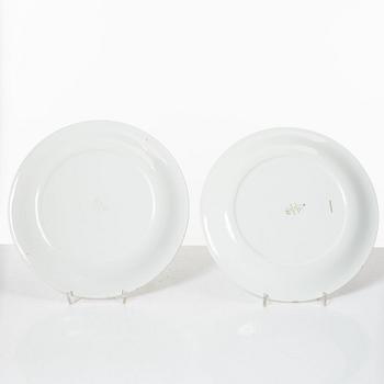 Stig Lindberg, five 'Löja' plates, Gustavsberg.