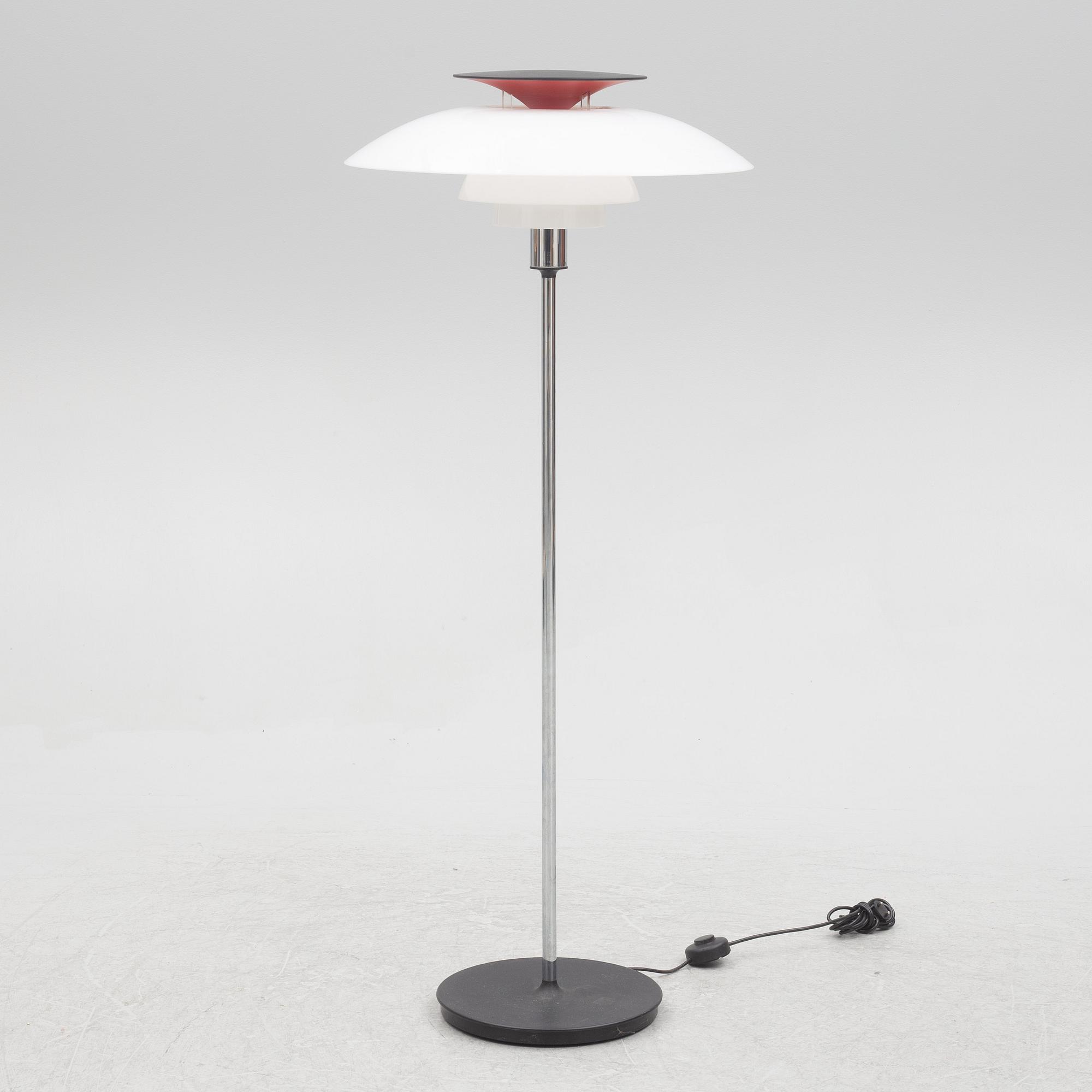 Poul Henningsen, floor lamp, "PH80", Louis Poulsen, Denmark.