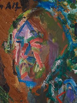 Alf Lindberg, Self portrait.