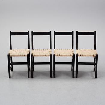 John Kandell, a set of four "Schablon" chairs for Källemo, late-20th century.